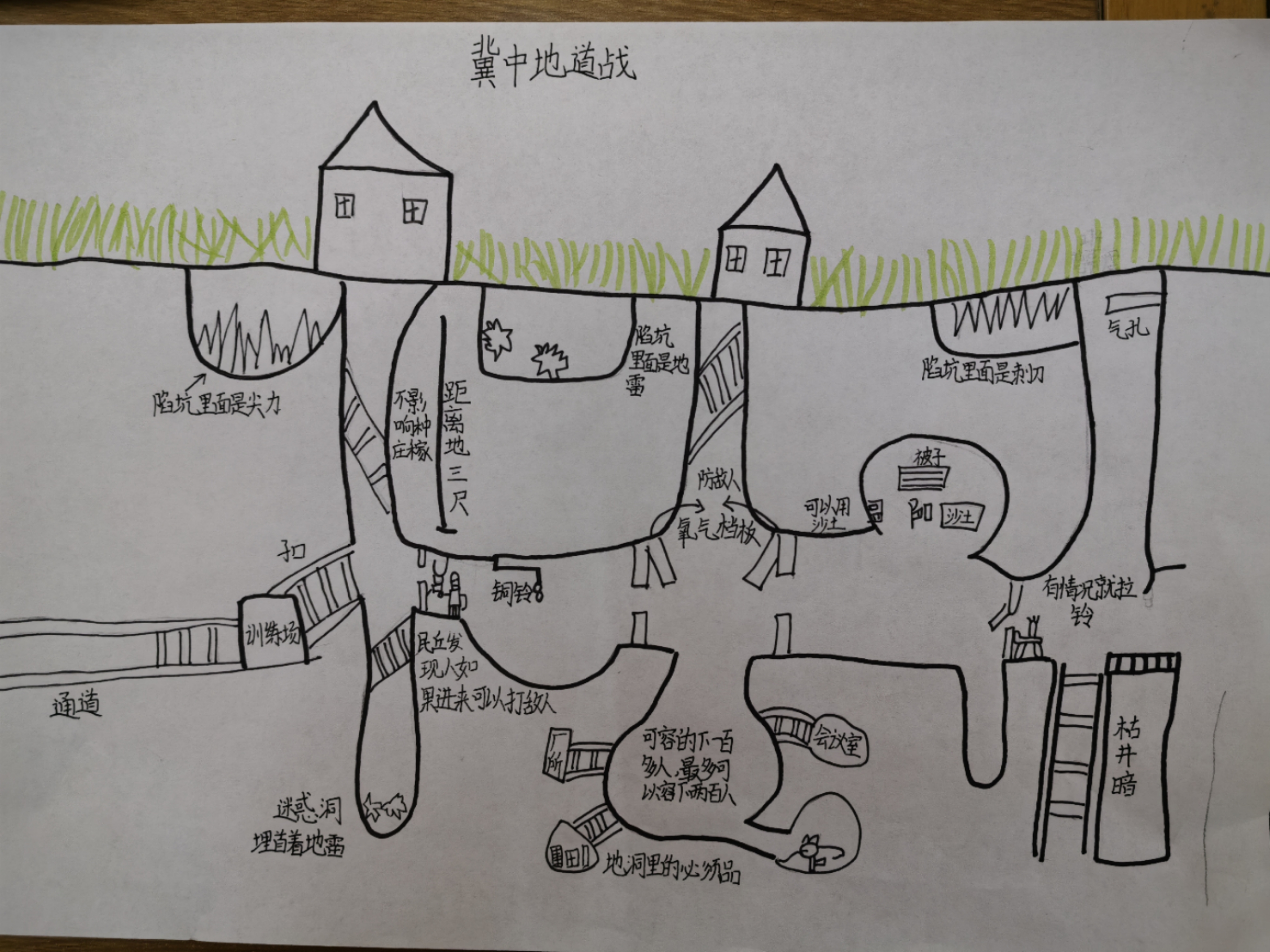 油麻地小学图片简笔画图片