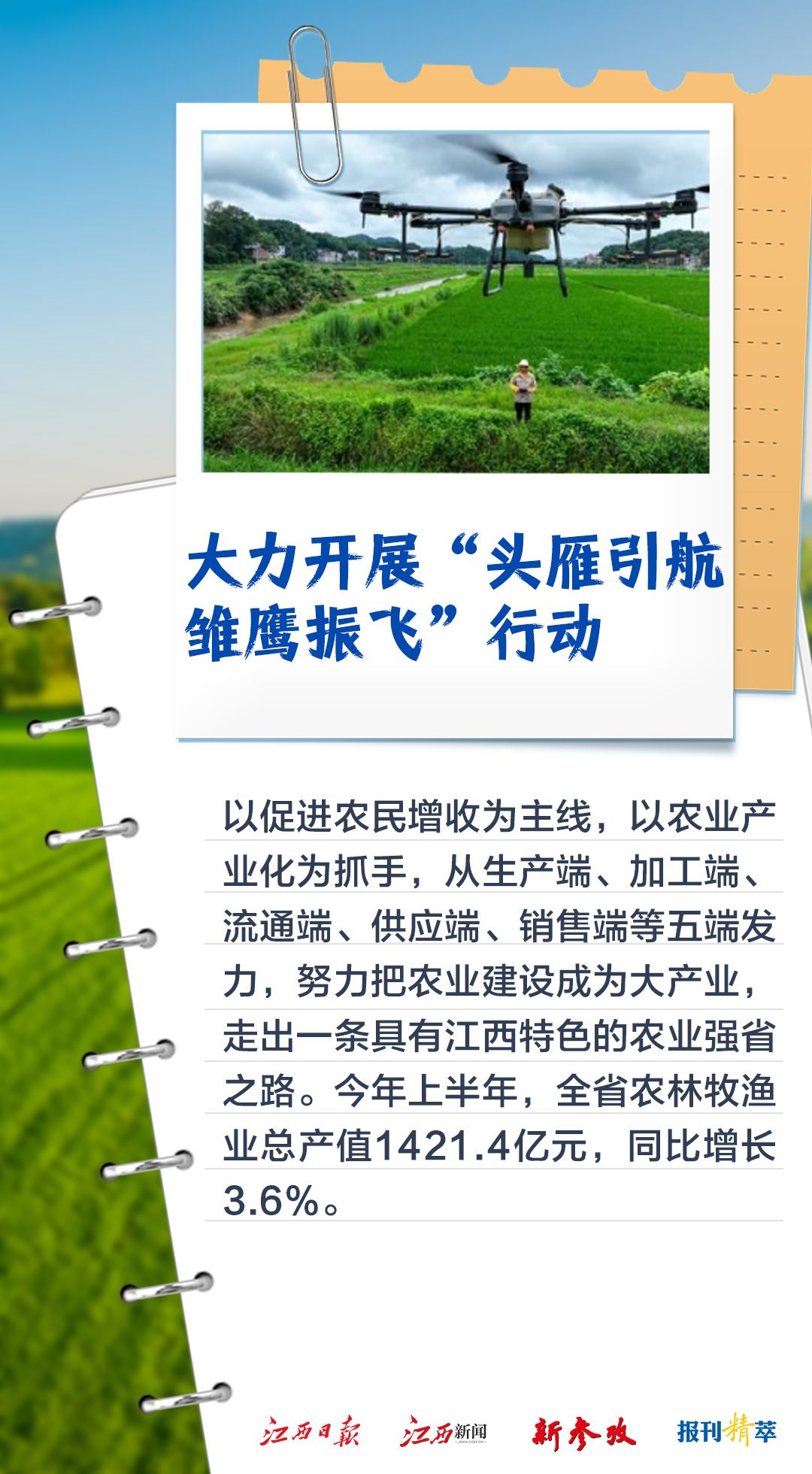海报组丨江西农业产业化驶入高质量发展快车道
