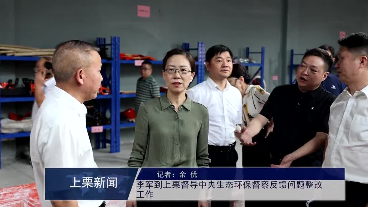 （視頻）李軍到上栗督導中央生態環保督察反饋問題整改工作