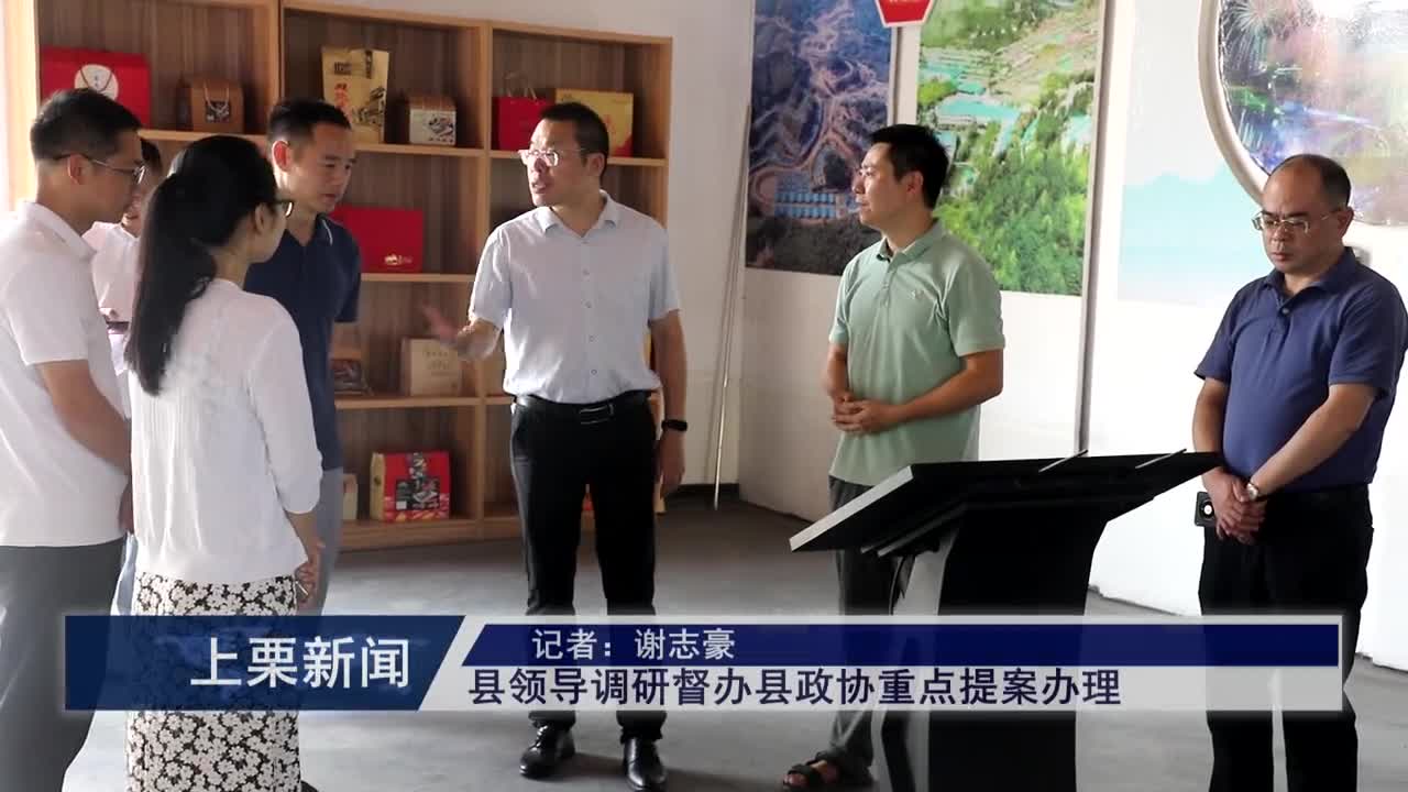 （視頻）縣領導調研督辦縣政協重點提案辦理