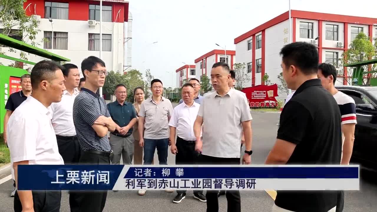 （視頻）利軍到赤山工業園督導調研