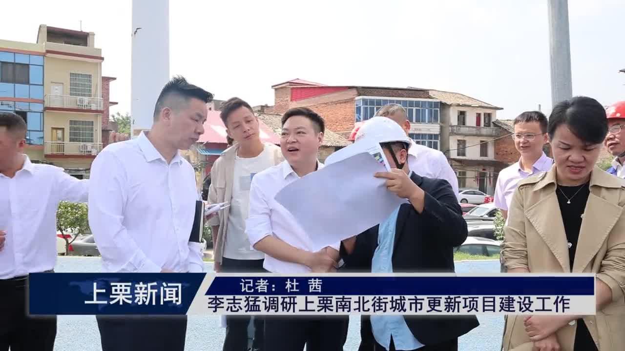 （視頻）李志猛調(diào)研上栗南北街城市更新項目建設(shè)工作