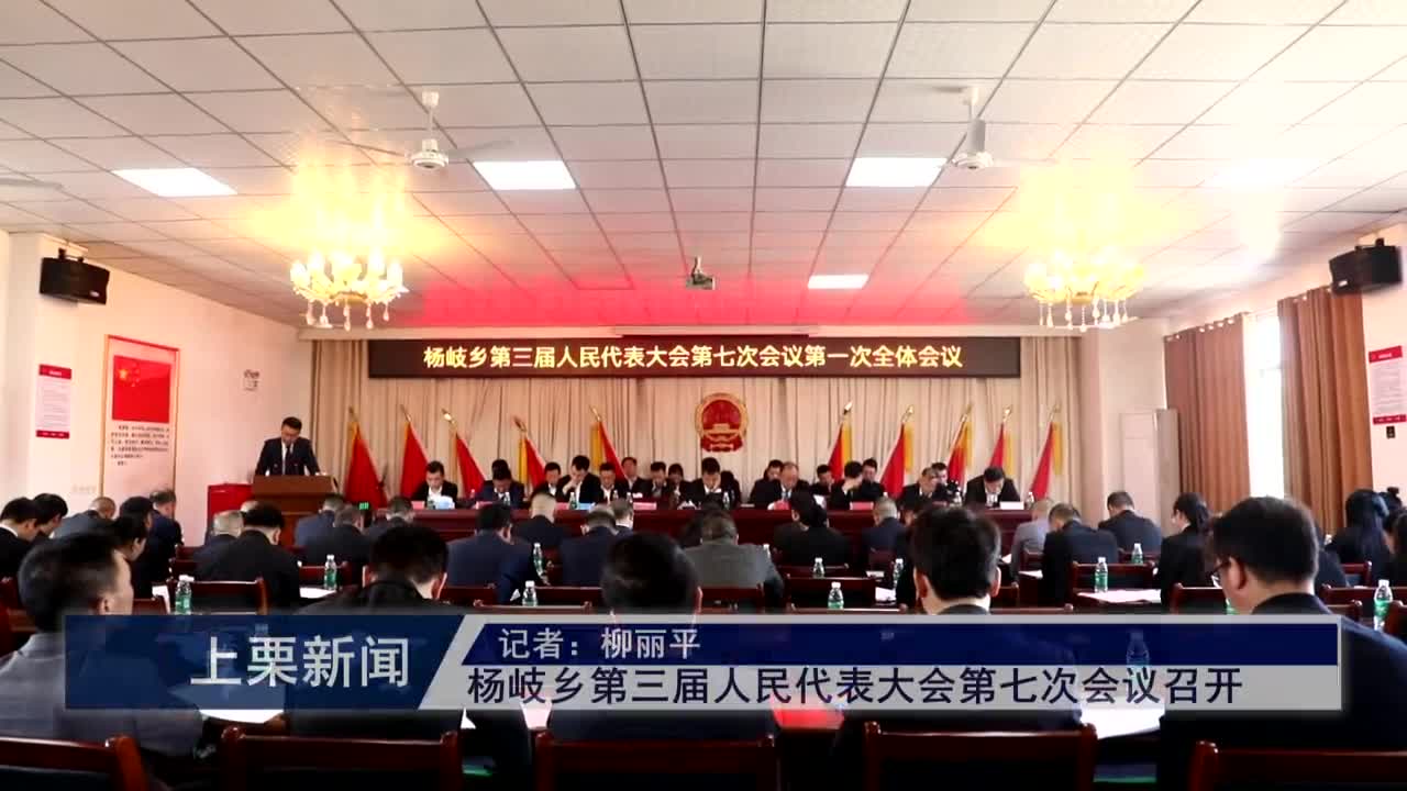 視頻）楊岐鄉(xiāng)第三屆人民代表大會(huì)第七次會(huì)議召開