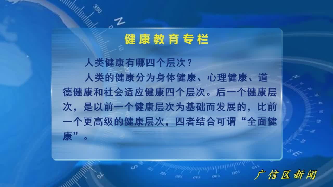  【健康教育】人類健康有哪四個層次？