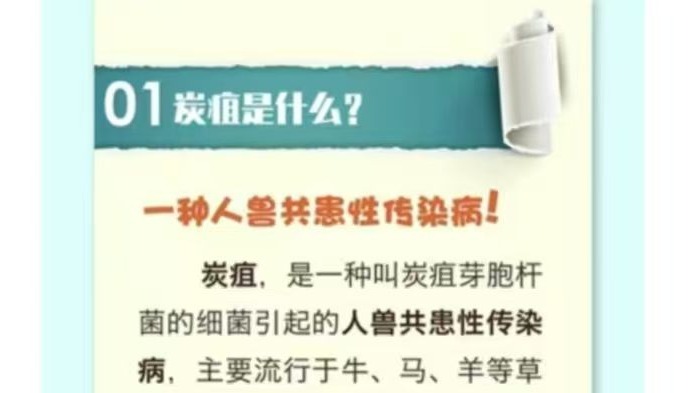 山东发现个别病例，5人隔离治疗！炭疽是什么？如何预防感染？