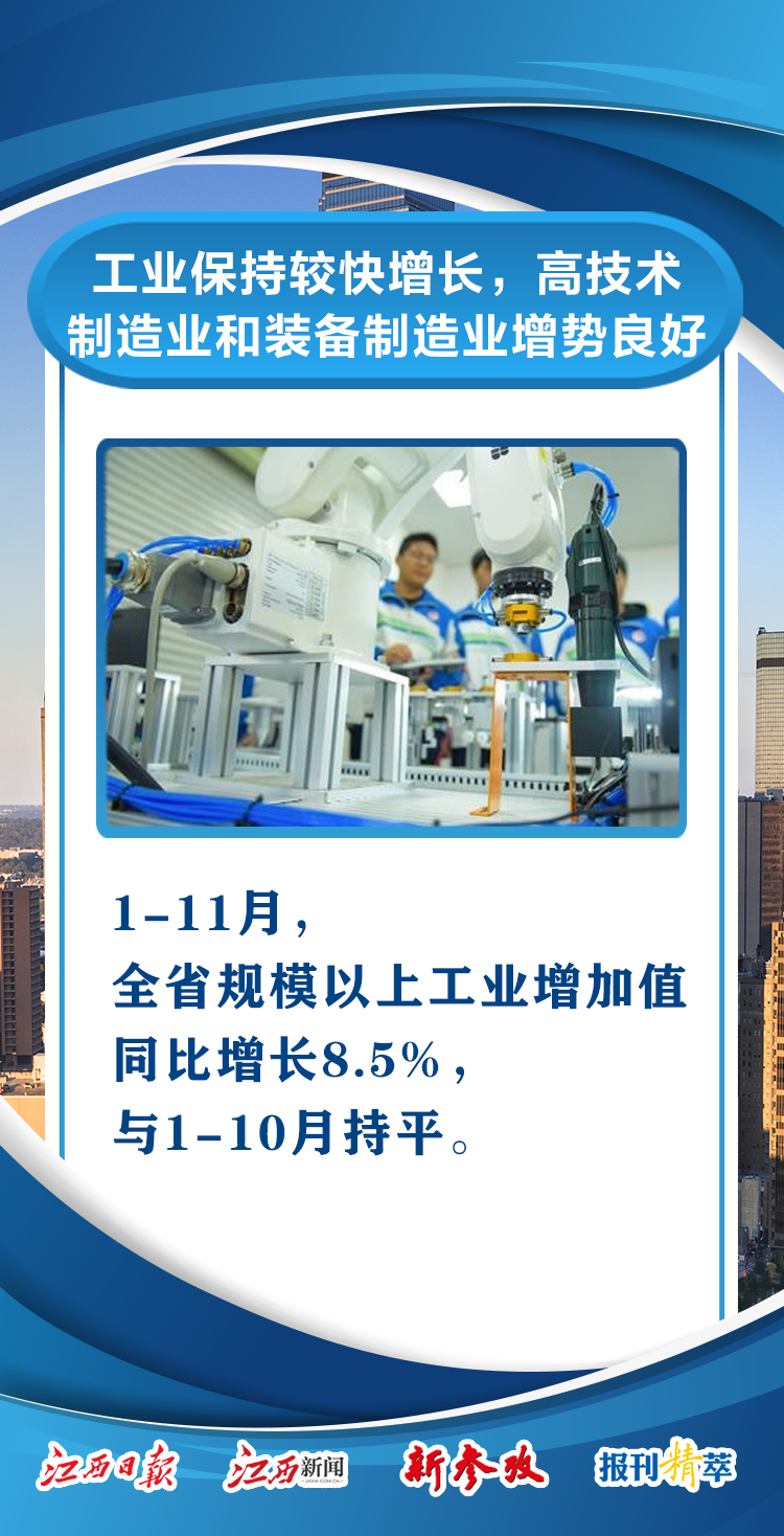 稳中有进！持续向好！江西发布最新经济数据