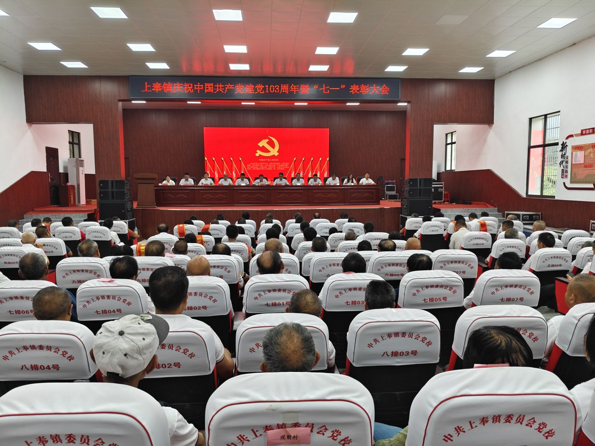 上奉镇开展2024年度庆“七一”系列活动