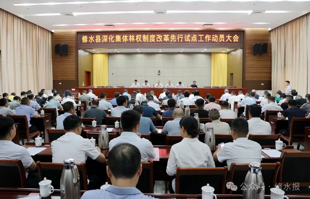 视频丨全县深化集体林权制度改革先行先试工作动员会召开 