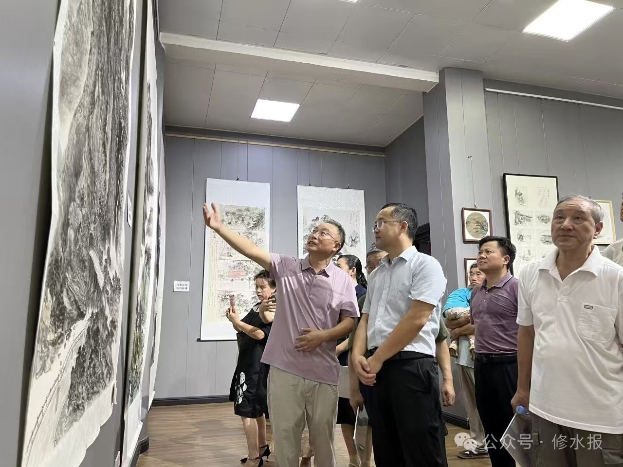 视频丨龙之韵——陈龙陈婧婧父女书画作品展开幕