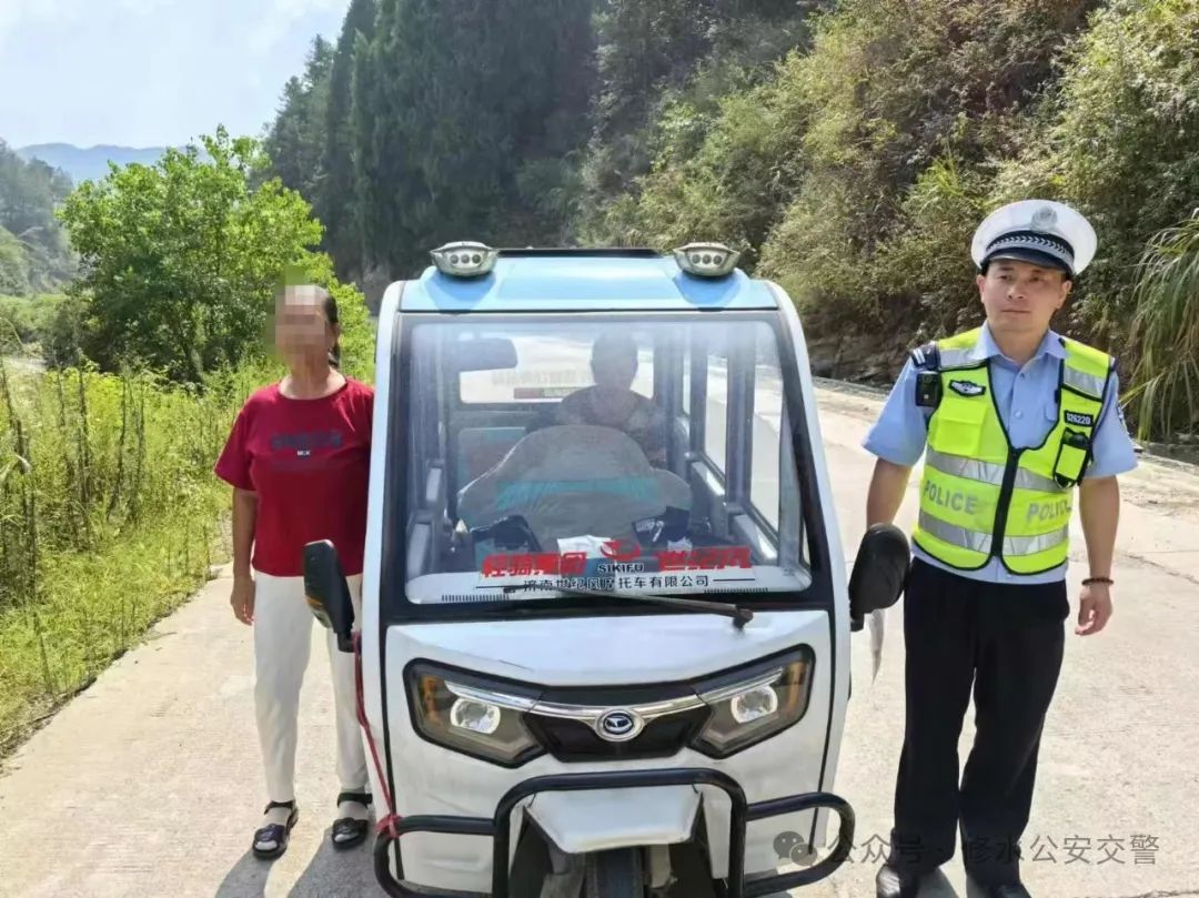 修水交警严查三、四轮电动车，这几种行为一律扣车