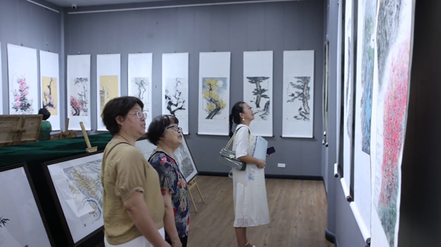 视频丨“乡韵”周鼎文先生国画展在黄庭坚纪念馆开幕