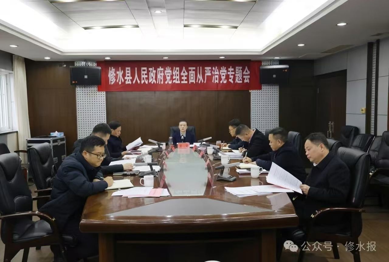 视频丨刘婕主持召开县政府党组全面从严治党专题会议 