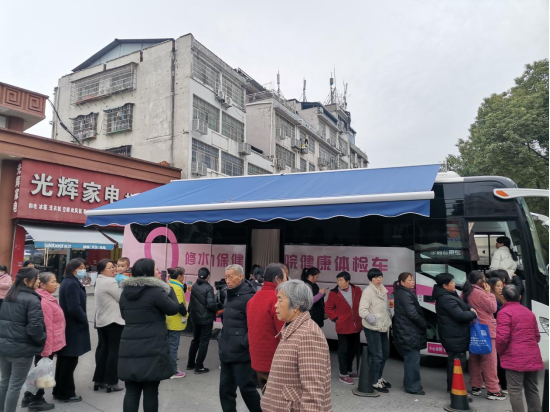 义宁镇宁红社区：开展“两癌”筛查  助力女性健康