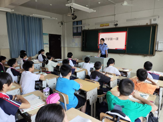 涌泉乡：开学第一课，守护平安助成长