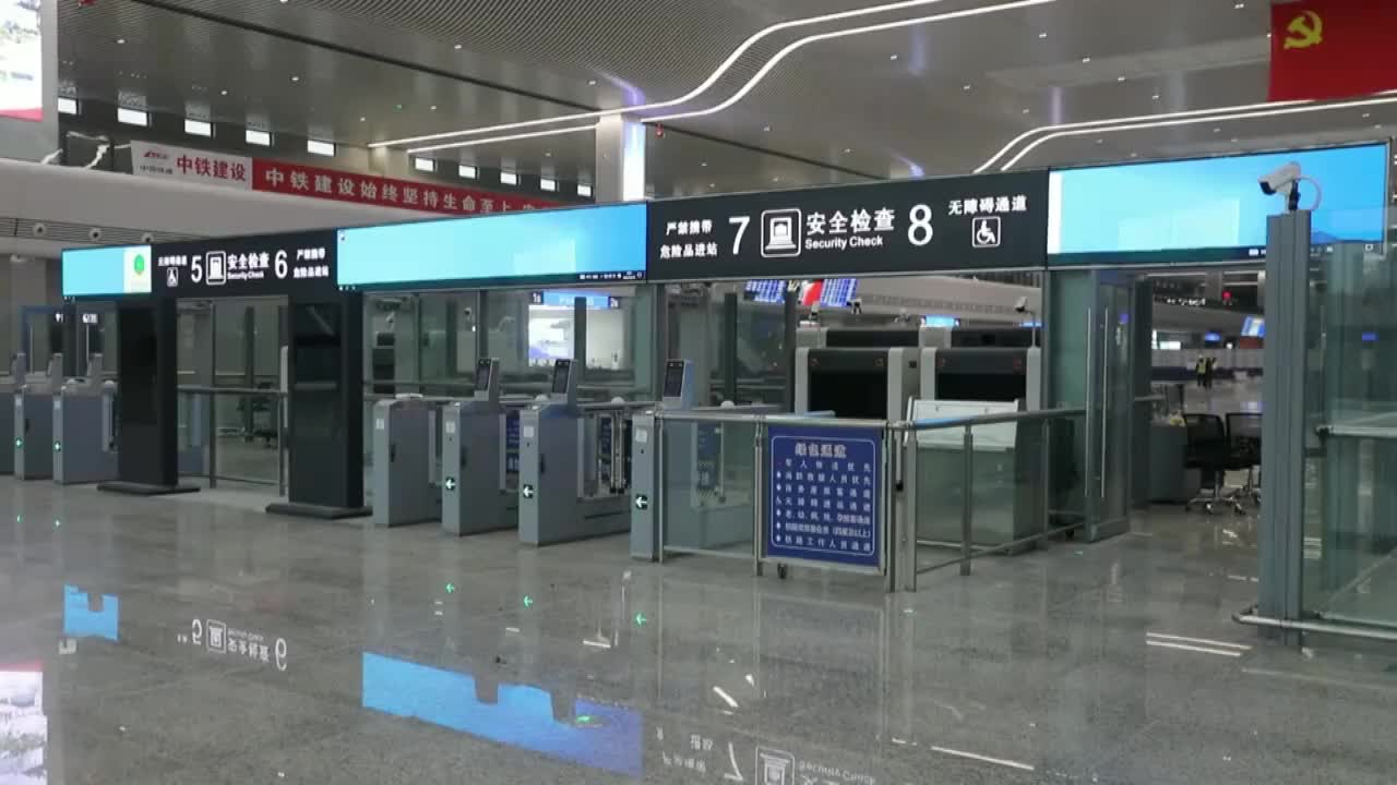 安九铁路全线最大站房庐山站全面整体亮相