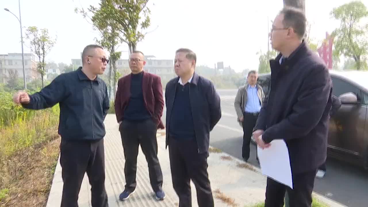 潘光督导重点项目建设工作