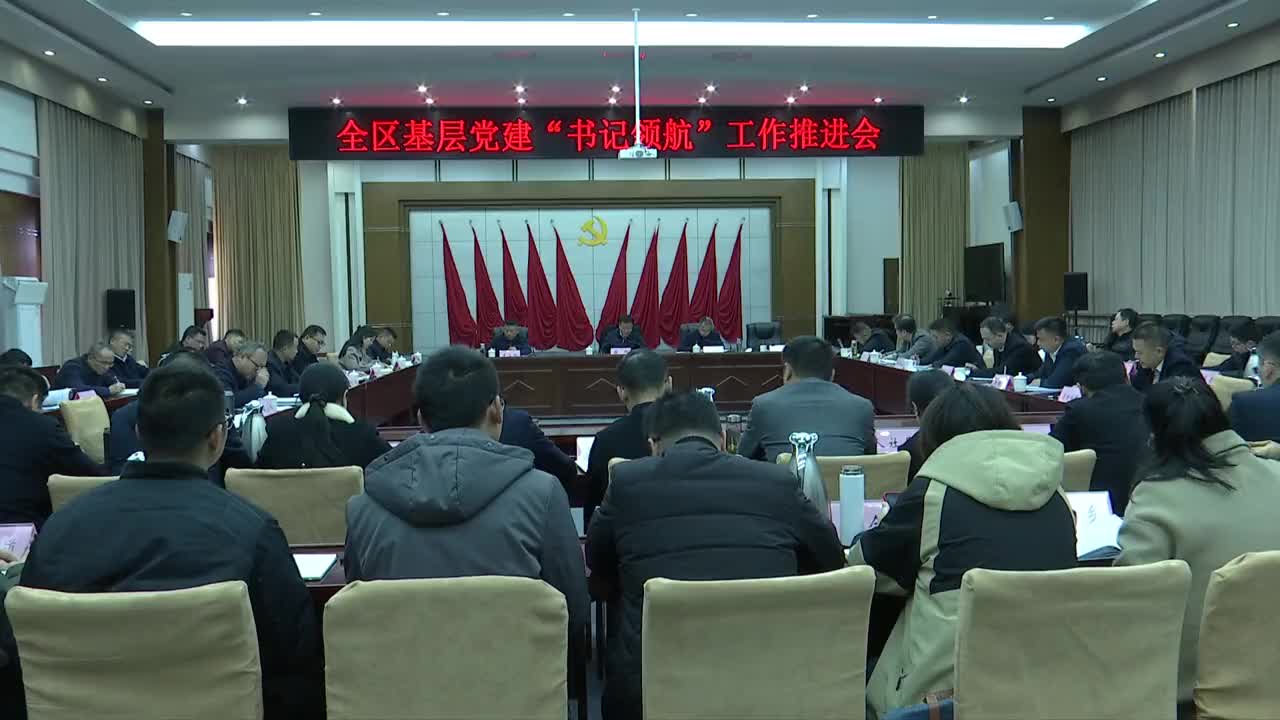 全区基层党建“书记领航”工作推进会召开