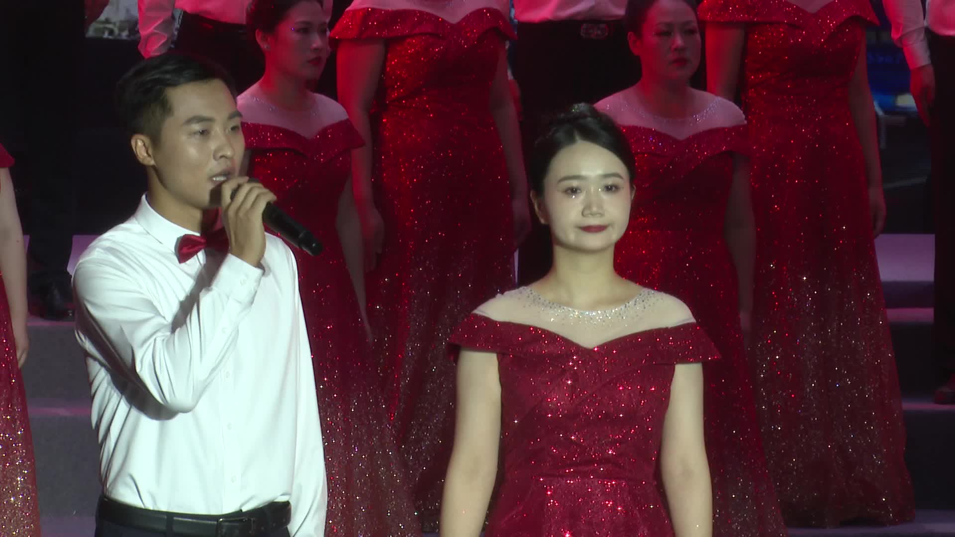 参赛队：大树乡代表队  参赛曲目：《歌唱祖国》