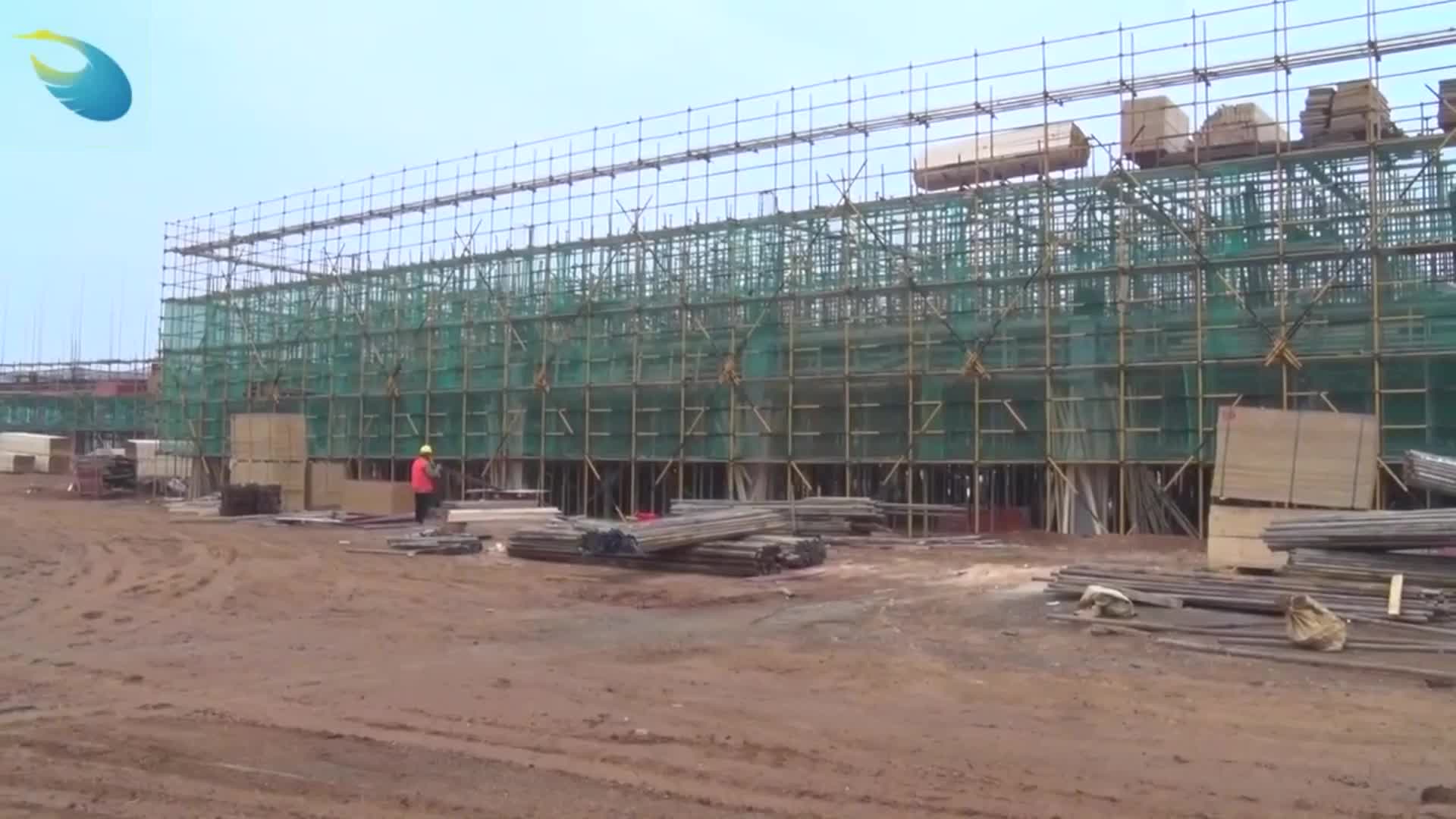 【看项目 比干劲 促发展】【重点项目建设系列报道一】总投资10亿元的中农产都昌智慧农博城：昼夜不停抢工期 项目建设初现雏形