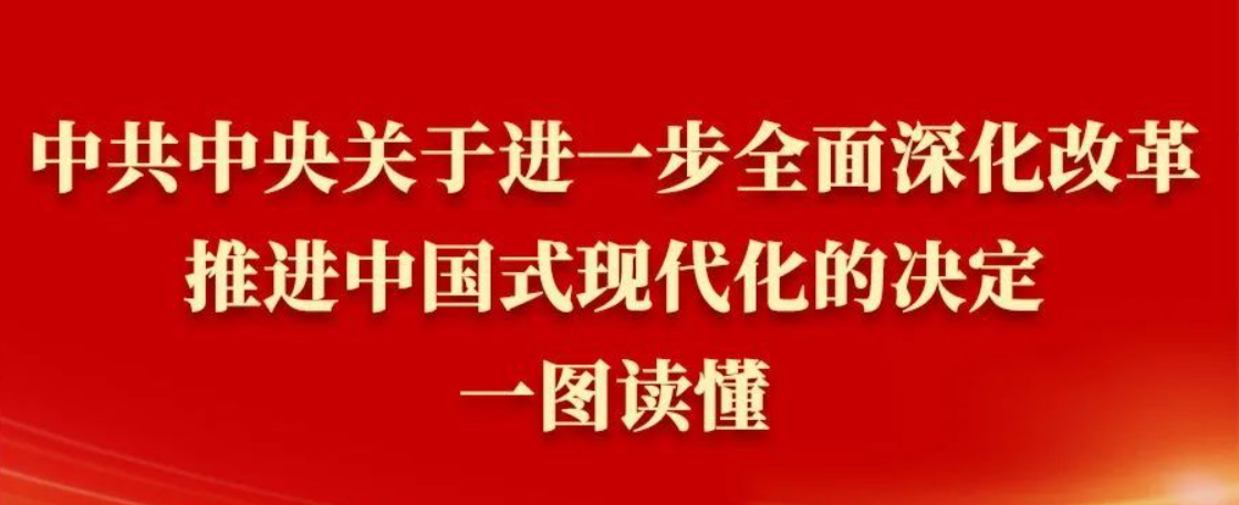 《中共中央关于进一步全面深化改革、推进中国式现代化的决定》一图读懂