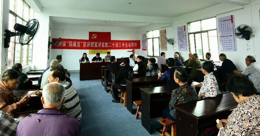塘洲镇开展党的二十届三中全会精神宣讲活动