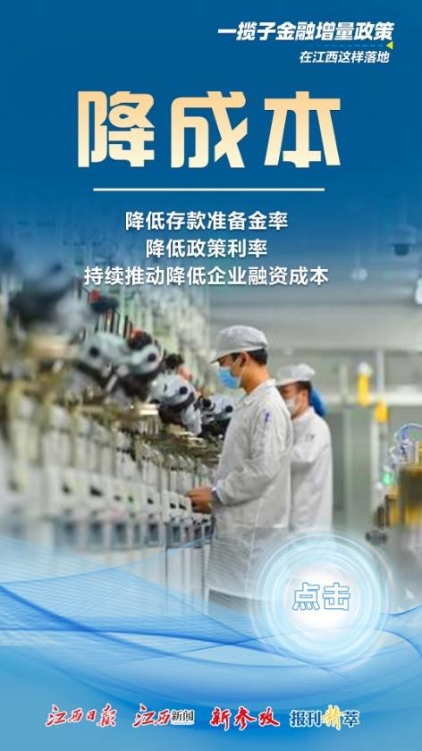 SVG海报｜一揽子金融增量政策在江西这样落地→