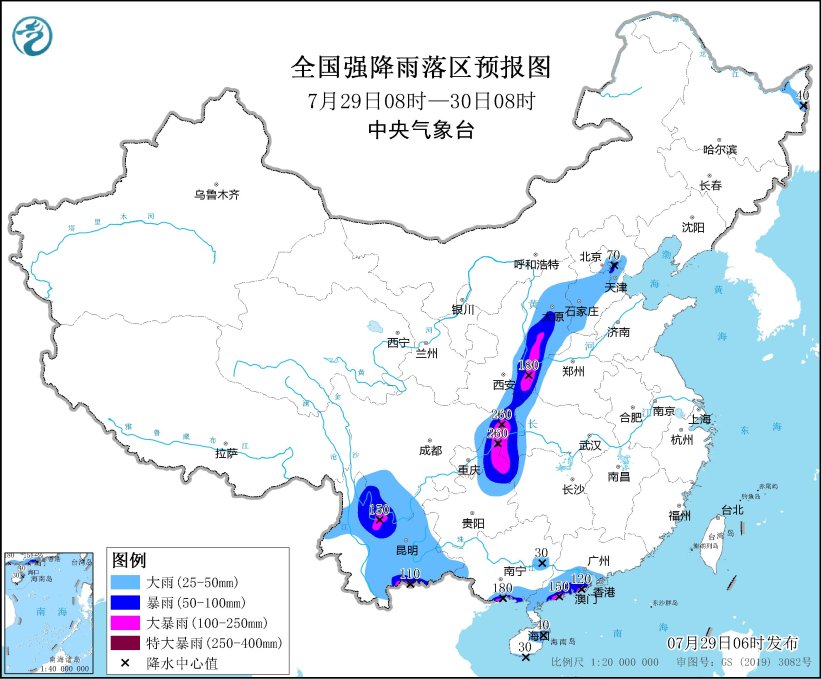 渝滇黔鄂陕及华北东北等地有强降雨-中新网