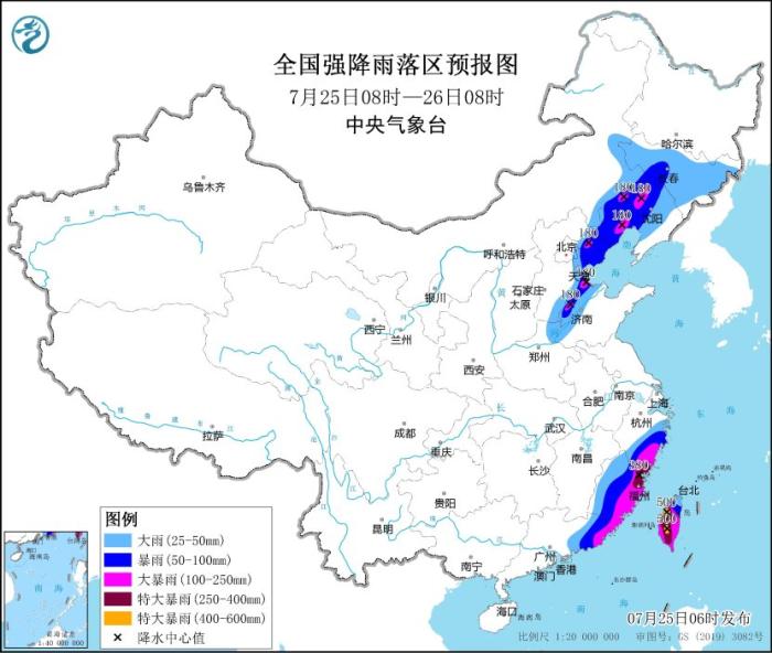 华东及华北东北等地有强降雨 “格美”将登陆福建中部-中新网