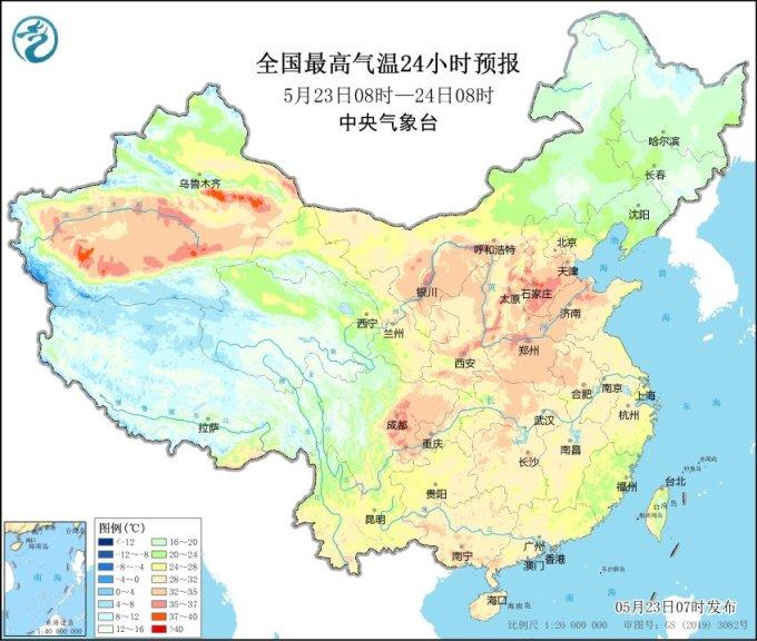 今日北方多地气温或突破35℃ 未来三天全国雨水逐渐增多-中新网