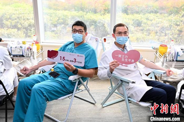 上海无偿献血比例最高达每千人15.24人次 倡导“献-供”联动模式-中新网