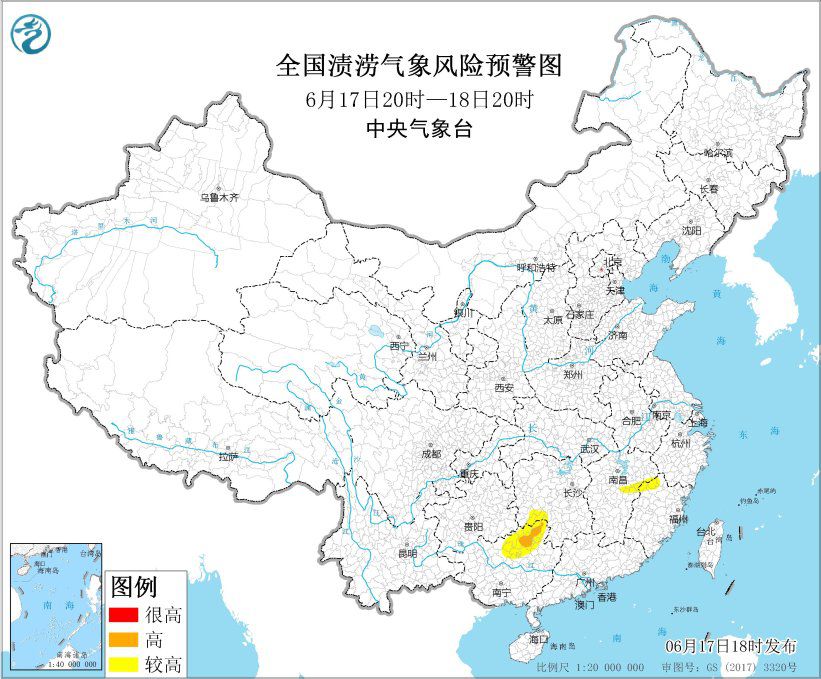 中央气象台发布渍涝风险气象预报-中新网