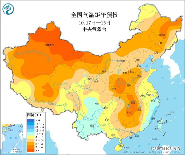 冷空气也难挡升温趋势！未来十天气温预报图一片暖橙色 雨主要在这些地方-中新网