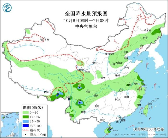 北方地区有一次较弱的冷空气降水过程-中新网