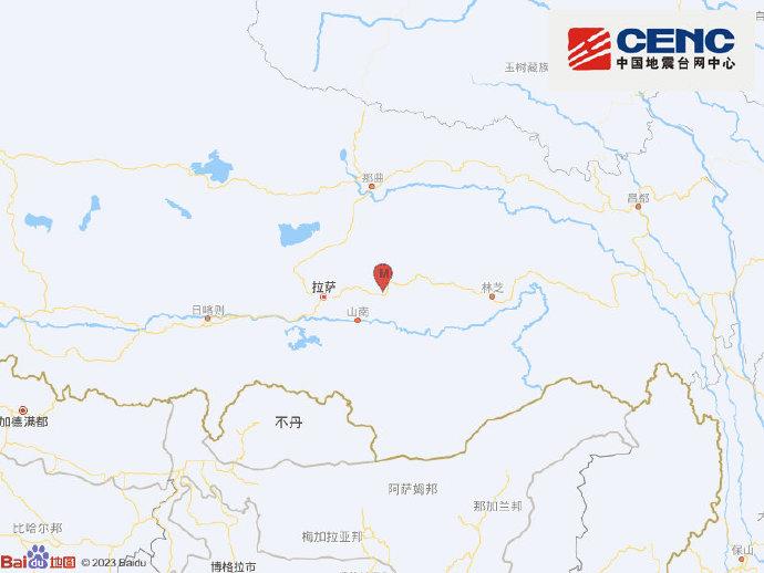 西藏拉萨市墨竹工卡县发生3.4级地震 震源深度10千米-中新网