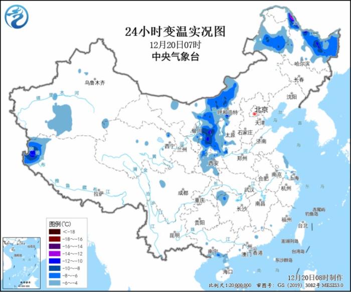 今明两天冷空气将继续影响中东部地区-中新网