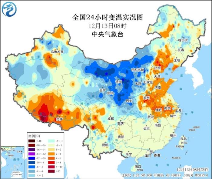 北方出现大风降温及弱雨雪 今明两天冷空气持续影响我国中东部-中新网