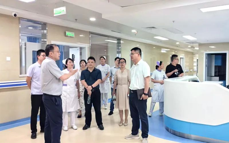 九江学院校领导来九江学院附属医院调研指导区域医疗中心建设工作