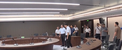 章剑飞调研第十九届赣台（庐山）经贸文化合作交流大会筹备工作