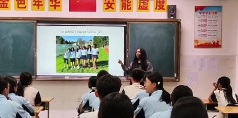 九江金安高级中学迎来第39任外籍教师
