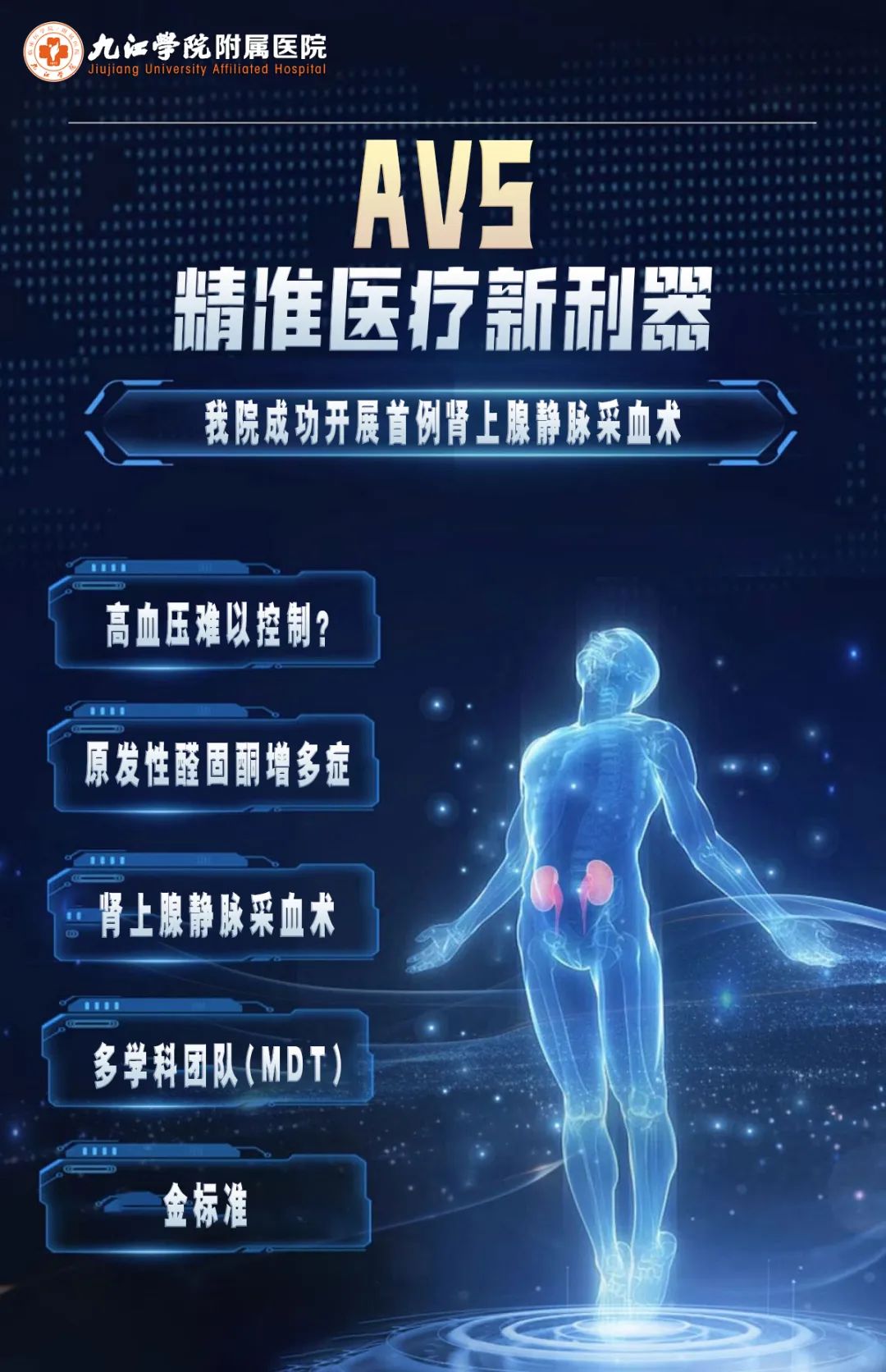精准医疗的新利器！九江学院附属医院成功开展首例肾上腺静脉采血术