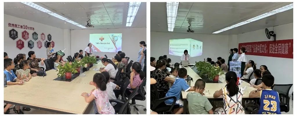 九江市中医医院走进天璞小区开展义诊活动