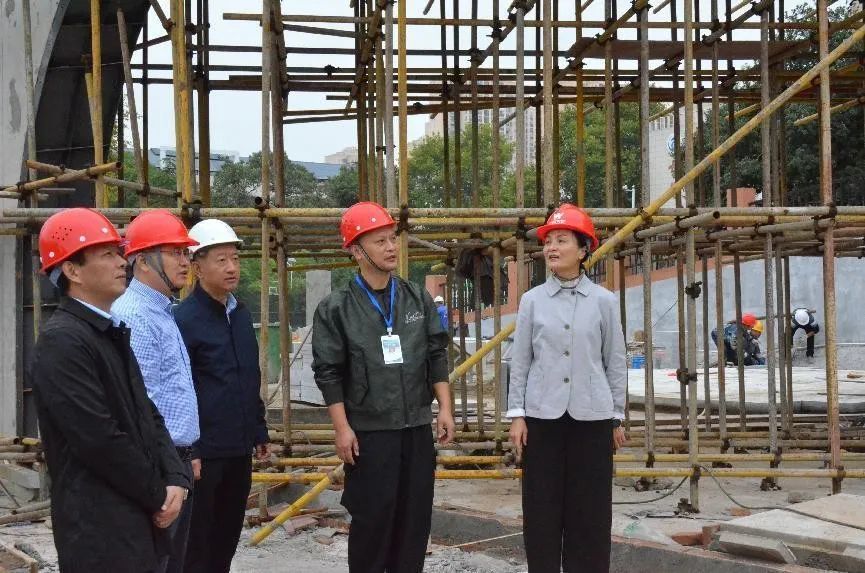 九江七中南大门建设正有序推进