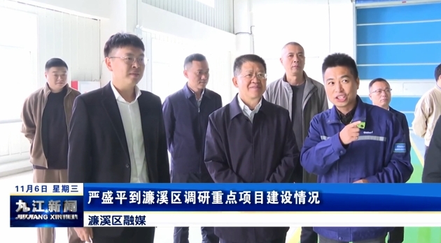 严盛平到濂溪区调研重点项目建设情况