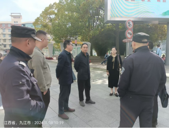九江市教育局检查九江三中消防安全工作