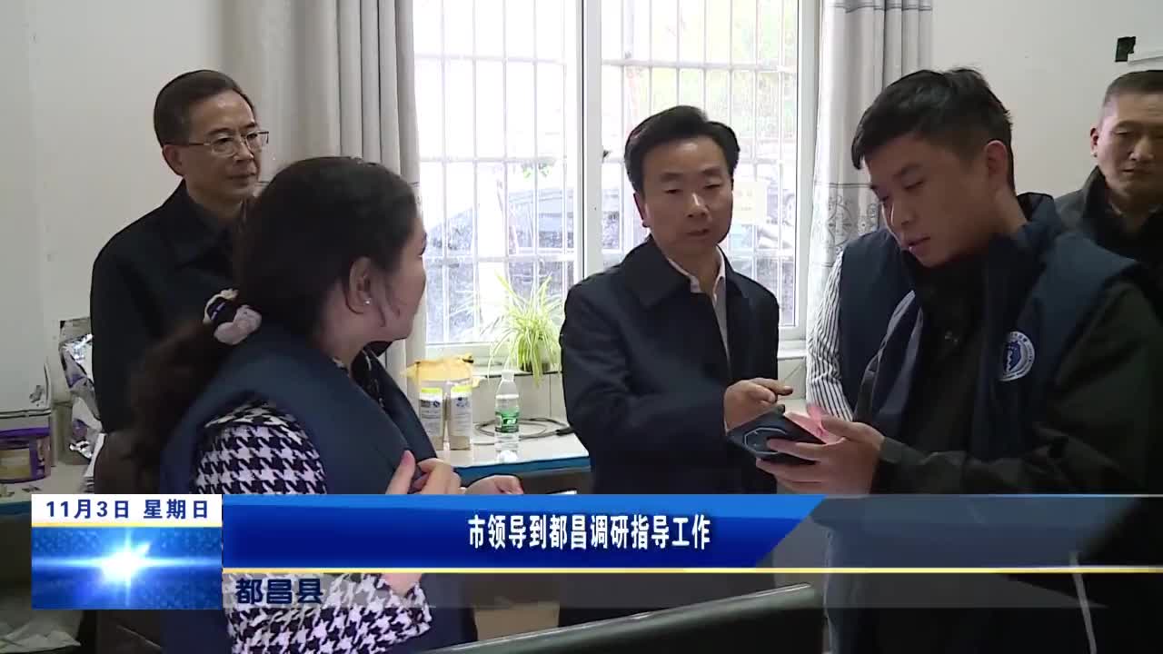 市领导到都昌调研指导工作