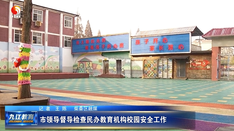 市领导督导检查民办教育机构校园安全工作