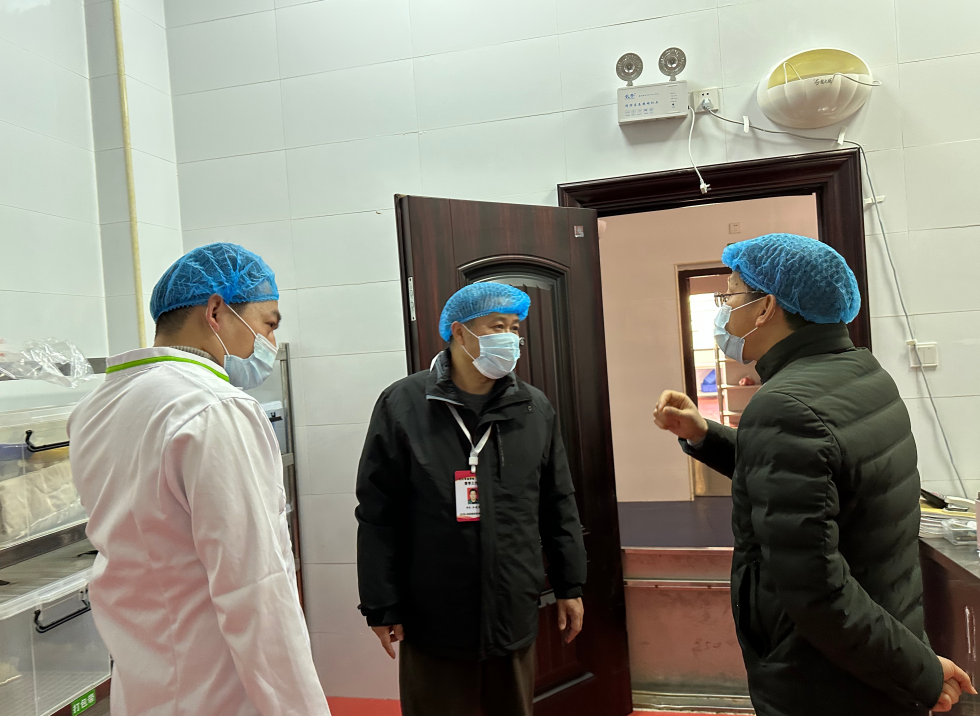 市责任督学到九江金安高级中学（九江石化中学）开展期末工作督导