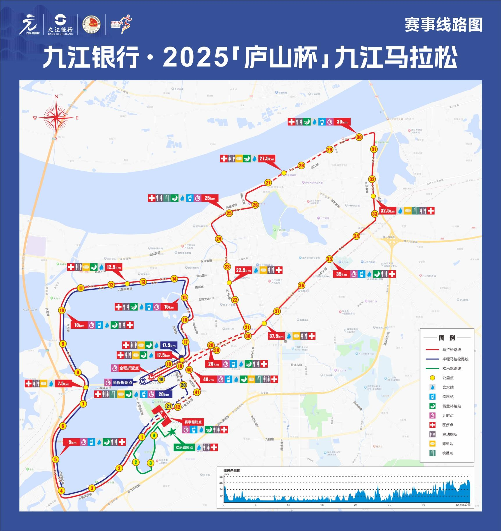 九江银行·2025“庐山杯”九江马拉松临时交通管制公告