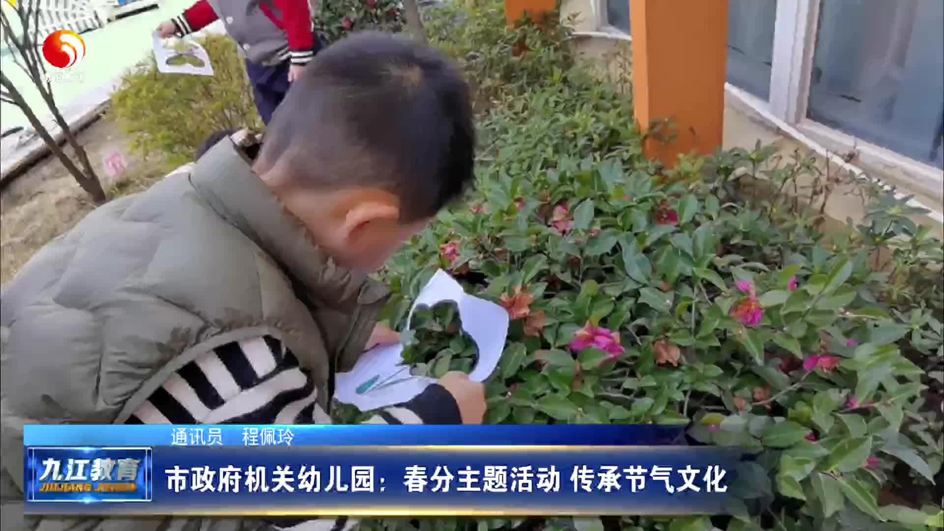 市政府机关幼儿园：春分主题活动 传承节气文化