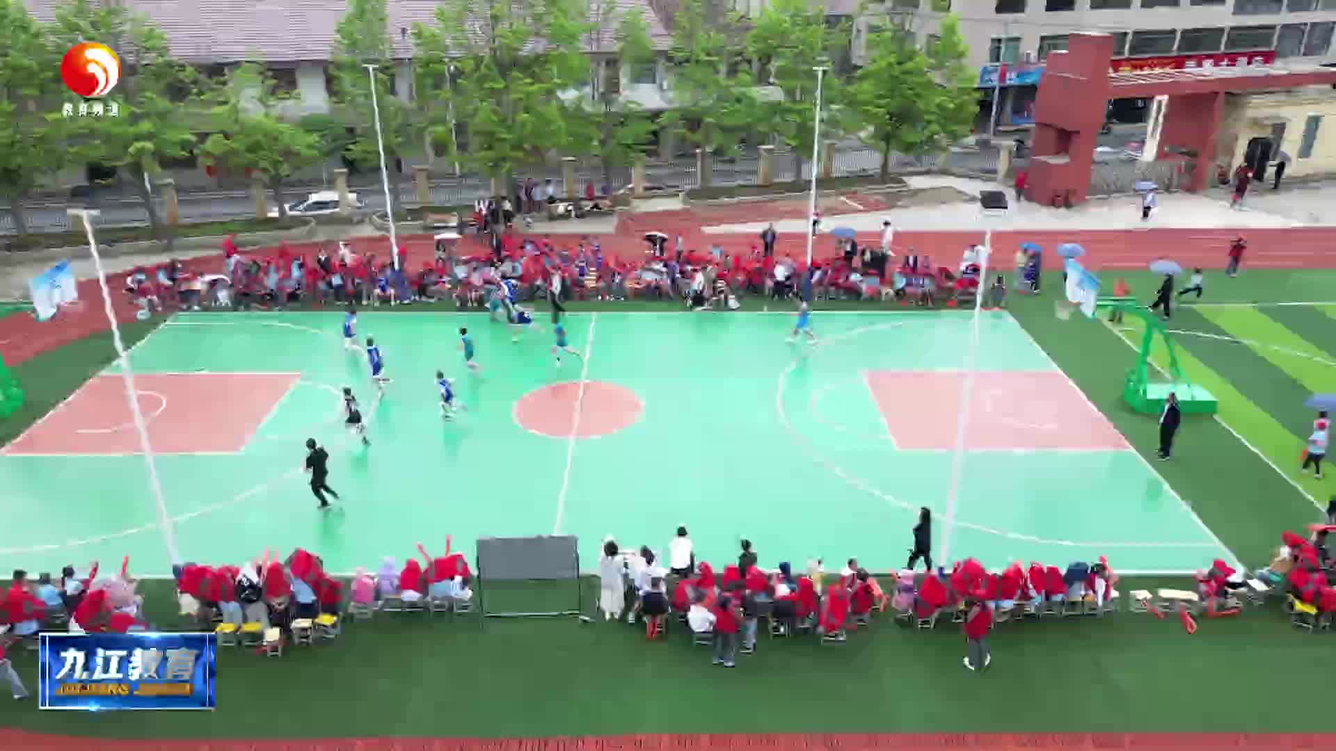 修水县黄港镇中心小学举办第二届校园 U 系列篮球赛